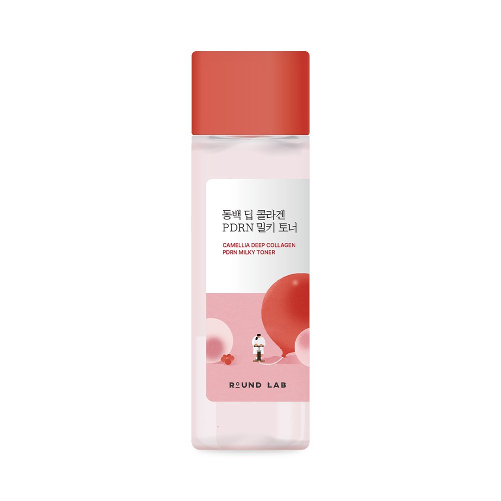 Round Lab Camellia Deep Collagen PDRN Milky Toner 150ml by SEOUVARA