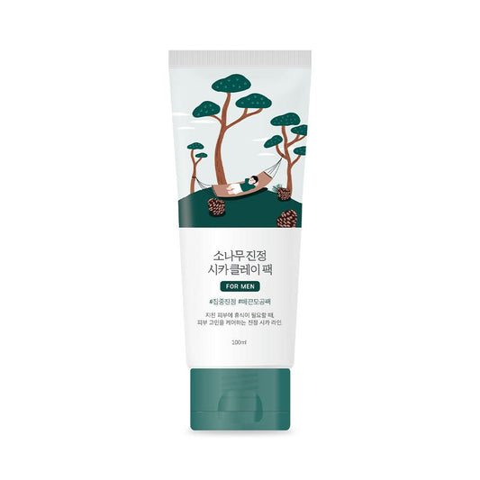 Round Lab For Men Pine Calming Cica Clay Pack 100ml by Seoulia