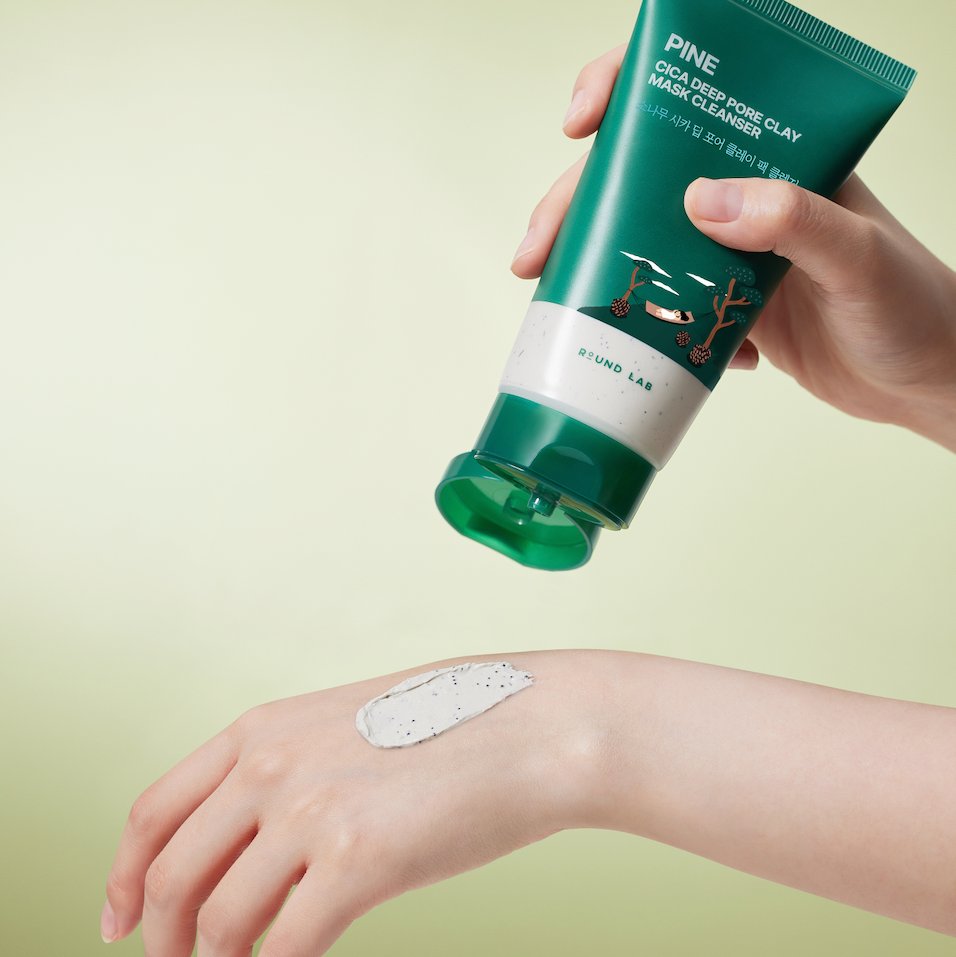 Round Lab Pine Cica Deep Pore Clay Mask Cleanser 150ml by SEOUVARA