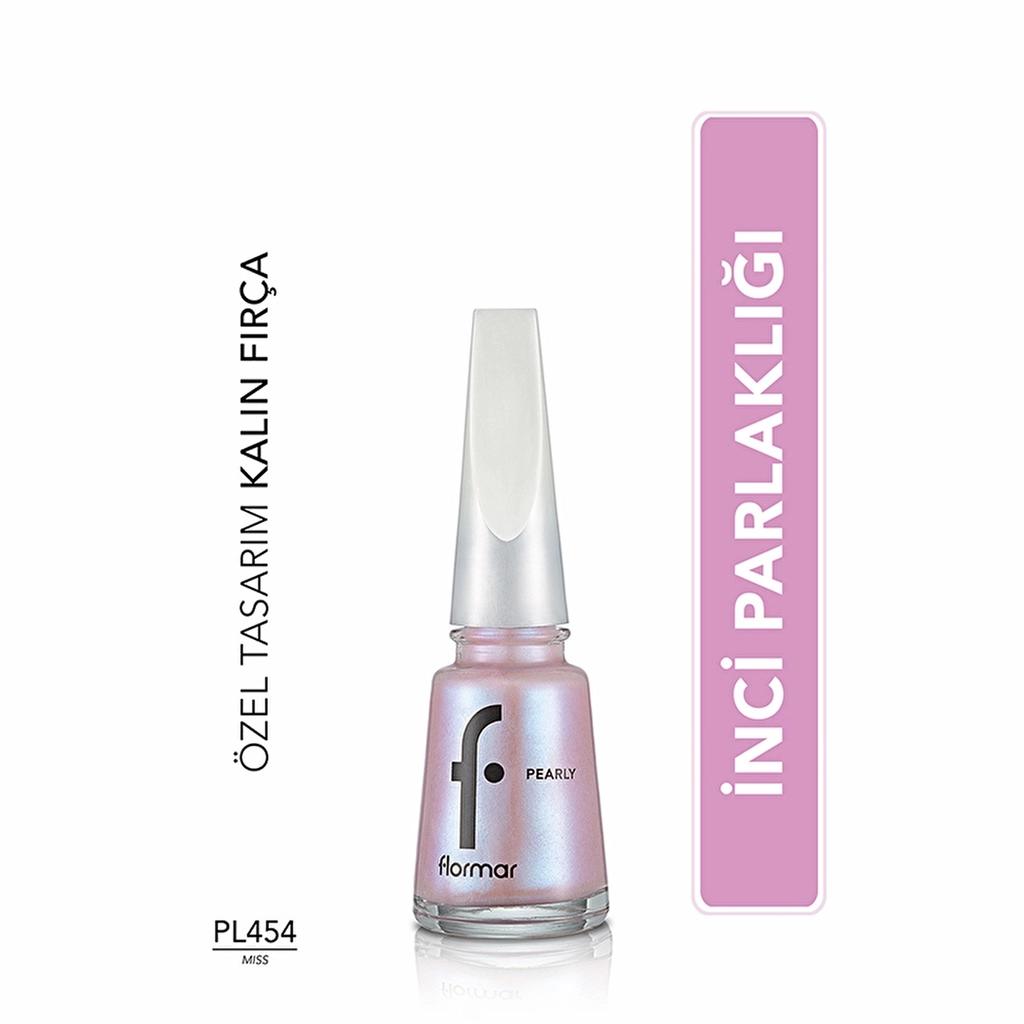 Flormar Pearly Nail Polish #454 Miss by Beauty Care Bag