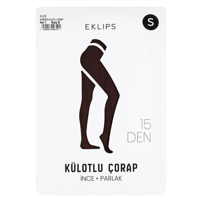 Eklips Plum Pantyhose Soft Stretch Opaque Tights Size S by Beauty Care Bag