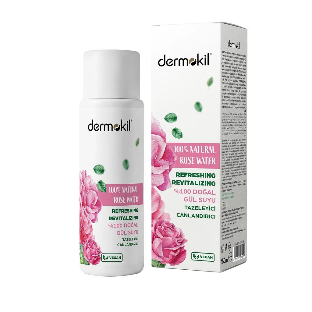 Dermokil 100% Natural Rose Water Toner 150 ml by Beauty Care Bag