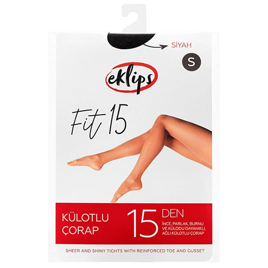 Eklips Black Pantyhose Classic Sheer Tights Size S by Beauty Care Bag