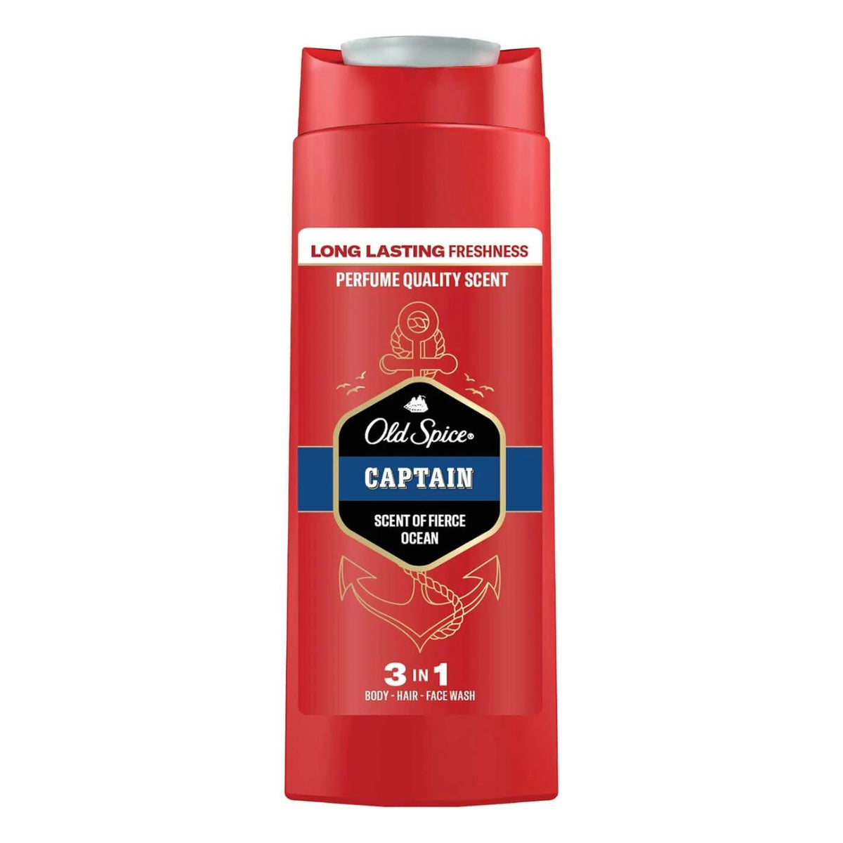 Old Spice Captain Shower Gel for Long-Lasting Freshness 90ml by Beauty Care Bag
