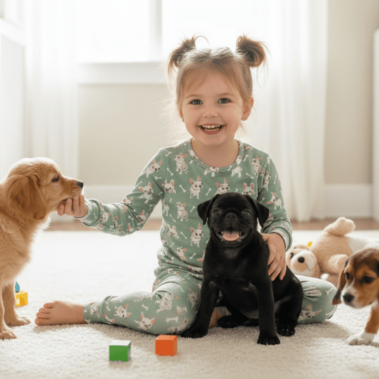 Ruff and Stuff Big Kid Pajama by Sweet Bamboo