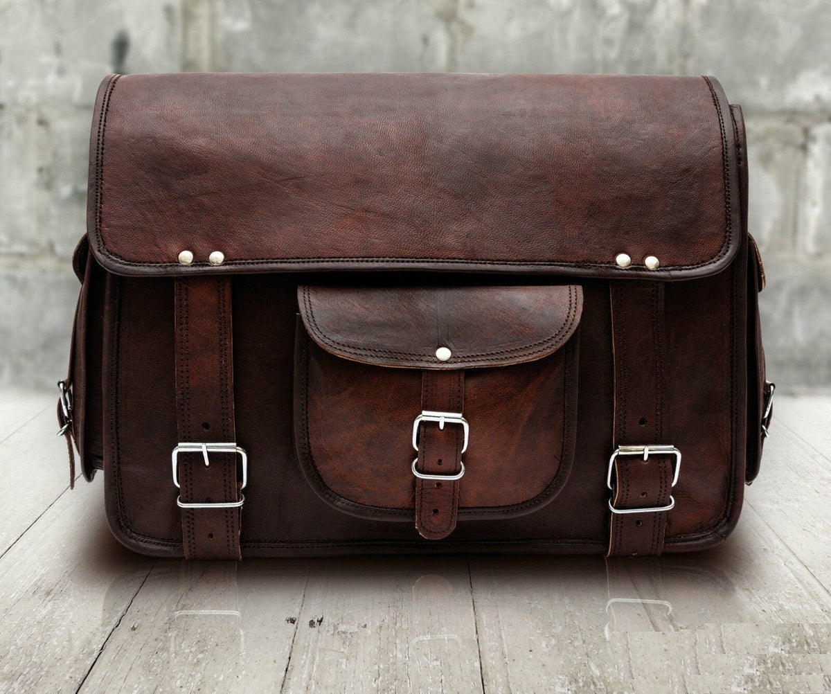 The Rugged Messenger by Classy Leather Bags