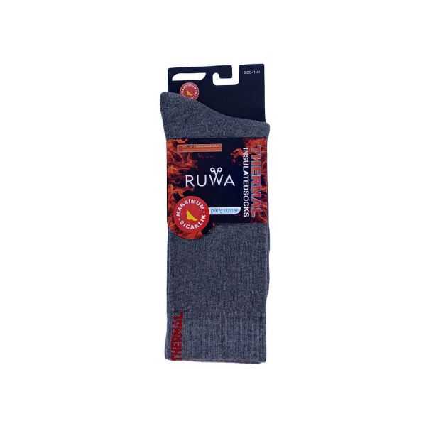 Ruwa 152 Men's Thermal Socks Warm Breathable Grey Socks by Beauty Care Bag