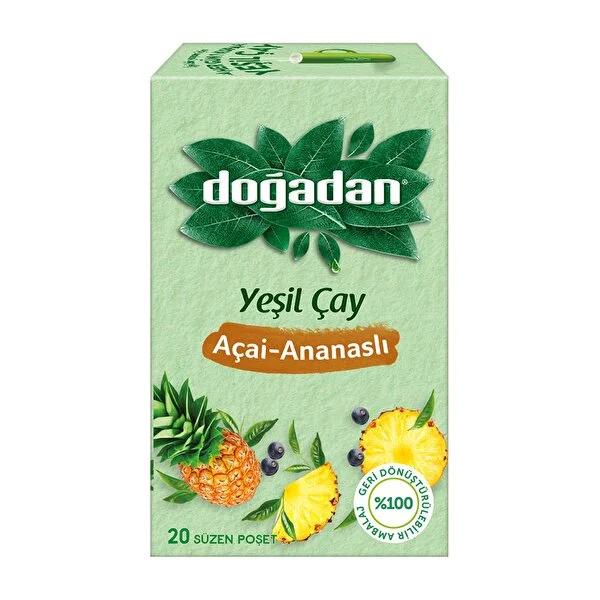 Do_adan A�ai & Pineapple Green Tea: Antioxidant Rich, Naturally Sweetened with Stevia, Refreshing Herbal Tea for Health & Wellness (20 Count) by Beauty Care Bag