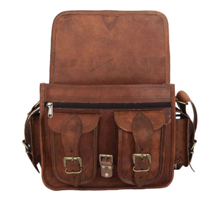 The Pedro Camera Satchel by Classy Leather Bags