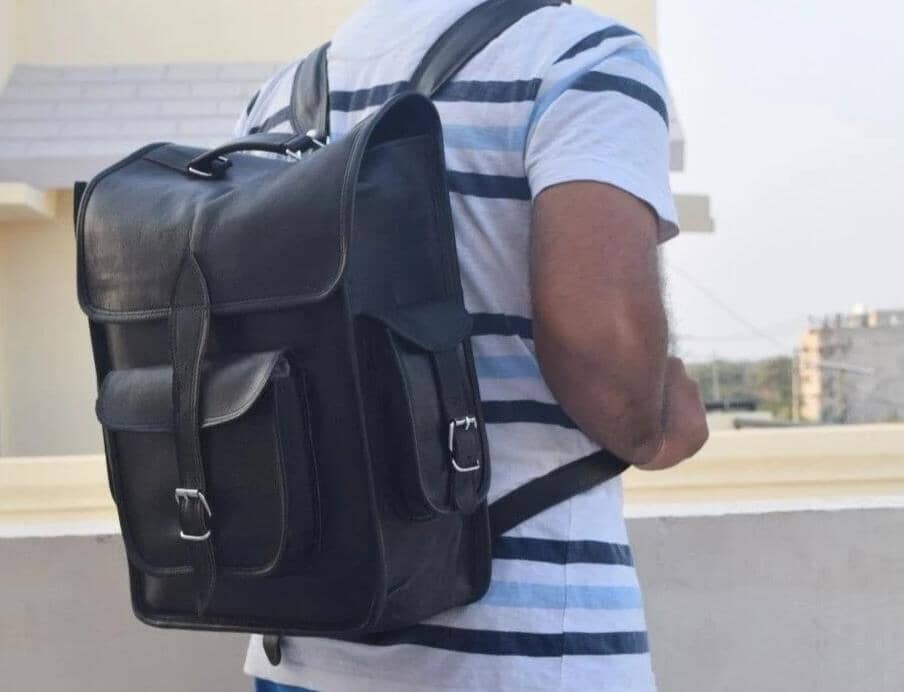 The Ghostbuster Laptop Backpack by Classy Leather Bags