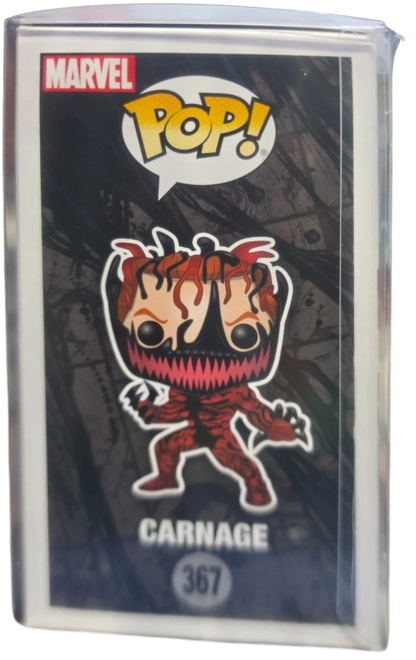 Funko Pop: Marvel -Spiderman Carnage#367 Sam De La Rosa Autographed w/COA by Balec Group