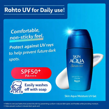 Rohto Skin Aqua Serum UV SPF50+ PA++++ by AsiaBeautyMall