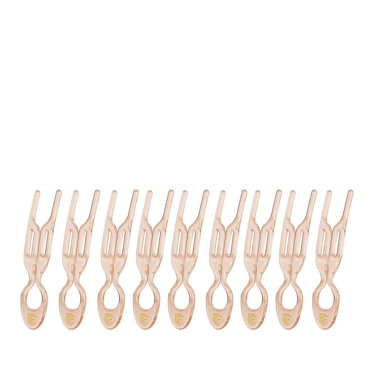 Fiona Franchimon No. 1 Hairpin Bronze Glaze Set 9 Count by Beauty Care Bag
