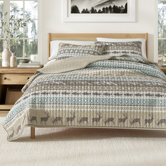 Lodge Quilt - Yosemite Collection by Great Bay Home