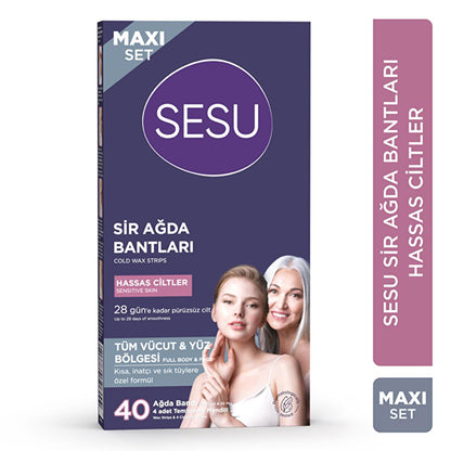 Sesu wax strips 40 count – view 3