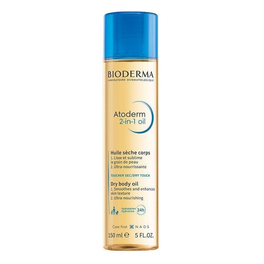 Bioderma Atoderm 2-in-1 body oil for pregnancy skincare, 5.07 fl oz