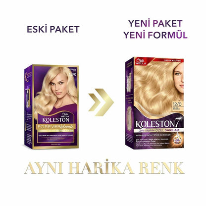 Wella Koleston Supreme 12/0 Very Light Natural Blonde Hair Dye: Long Lasting Color & 100% Gray Coverage, Oil Infused for Healthy Hair by Beauty Care Bag