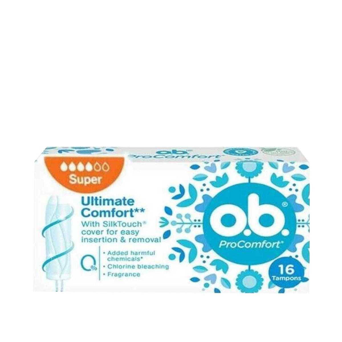 o.b. ProComfort Tampon SŸper - Comfortable & Reliable Menstrual Hygiene for Women by Beauty Care Bag
