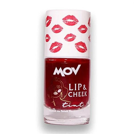 Mov Tint Lip & Cheek No:01 Rose Pink - Long-Lasting, Radiant Color, and Multi-Use Makeup for a Natural, Feminine Look by Beauty Care Bag