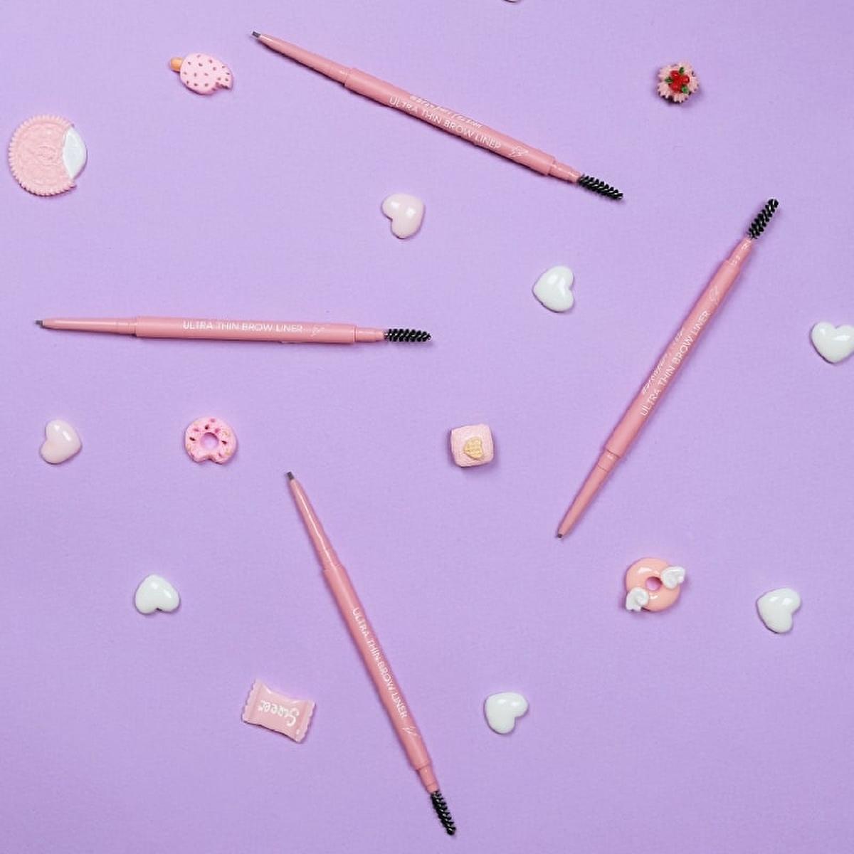 Soda Ultra Thin Brow Liner - Precise Eyebrow Definition, Long-Lasting, Natural Shades by Beauty Care Bag