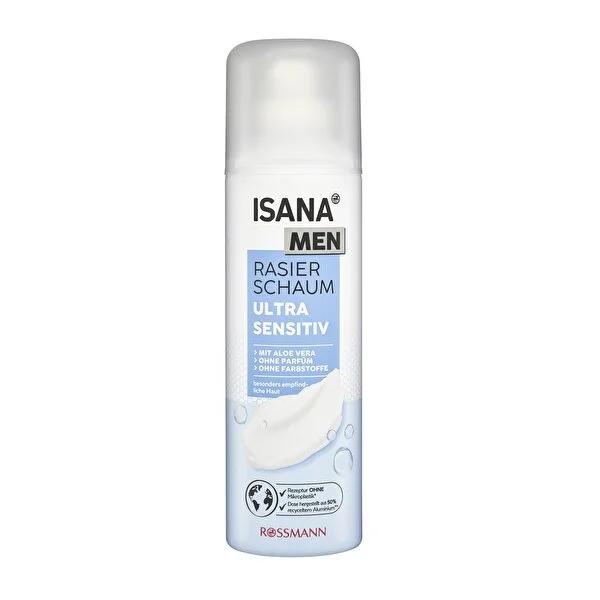 Isana Men aloe vera shaving cream for sensitive skin, 300ml