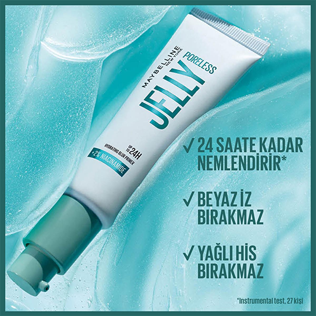 Maybelline New York Poreless Jelly Makeup Base: Minimize Pores, Hydrate, & Extend Makeup Wear with Niacinamide for Flawless Skin. by Beauty Care Bag