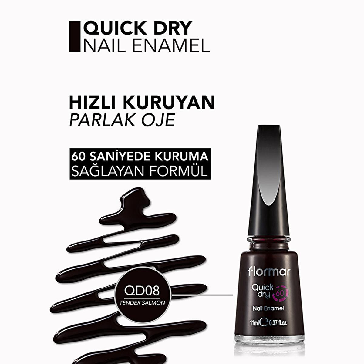 Flormar Quick Dry nail polish – view 3