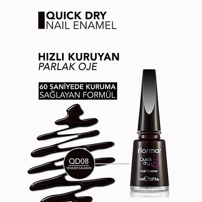 Flormar Quick Dry nail polish – view 3
