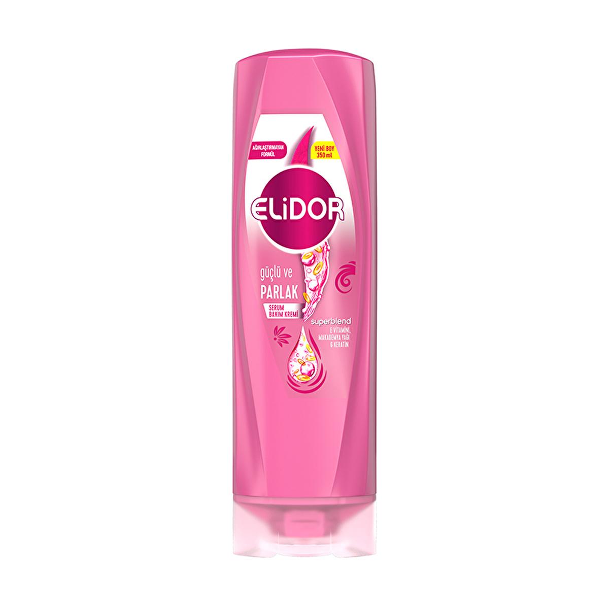 Elidor Hair Conditioner: Superblend Serum with Keratin, Macadamia Oil & E Vitamin for Damaged Hair Repair, Shine & Split End Treatment by Beauty Care Bag