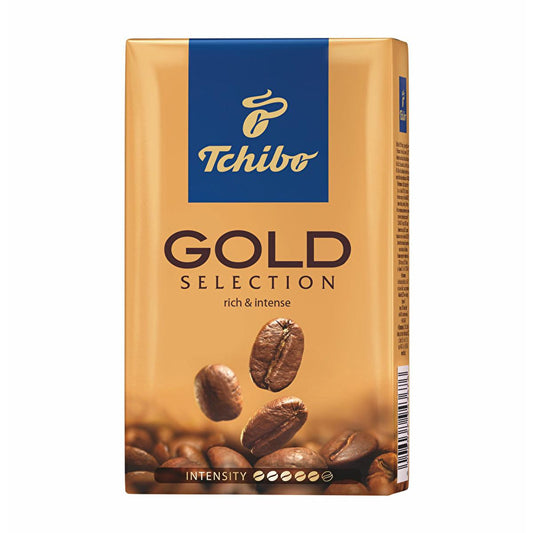 Tchibo Gold Selection Ground Coffee - Premium Arabica Robusta Blend for Filter Coffee Machines by Beauty Care Bag