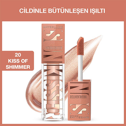 Maybelline Sunkisser: Liquid Shimmer Highlighter for Glowing Skin | Buildable, Natural Glow, Easy Application by Beauty Care Bag