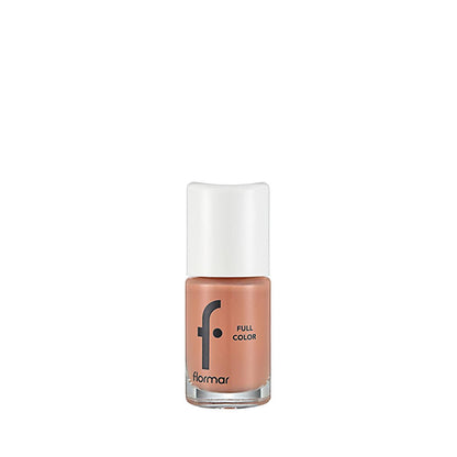 Flormar Full Color nail polish in FC45 Peach Sparkler