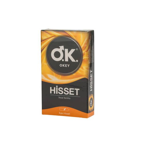 Okey Hisset Condoms: Enhanced Sensitivity & Reliable Protection - 10 Pack Latex Condoms for Safe Sex & Contraception by Beauty Care Bag