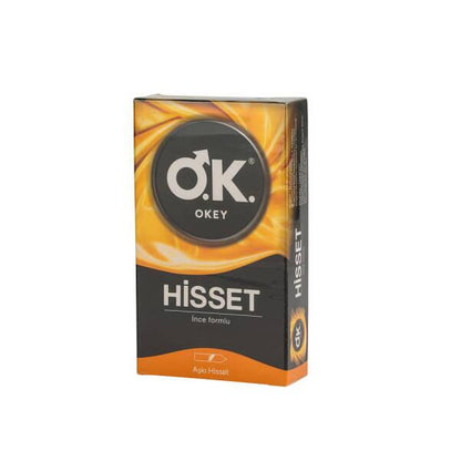 Okey Hisset Condoms: Enhanced Sensitivity & Reliable Protection - 10 Pack Latex Condoms for Safe Sex & Contraception by Beauty Care Bag