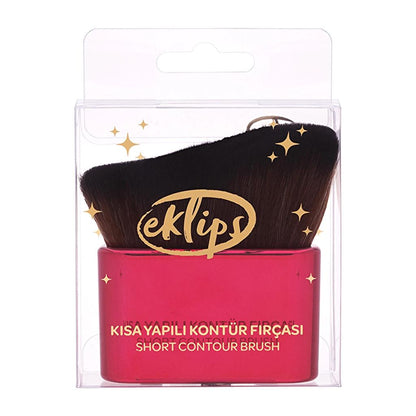 Eklips Short Bristle Contour Brush for Precise Definition by Beauty Care Bag