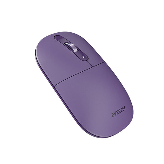 Everest Silent Click Wireless Mouse: 2.4Ghz Cordless USB Optical Ambidextrous Mouse for PC, Laptop - Effortless Control & Quiet Operation by Beauty Care Bag