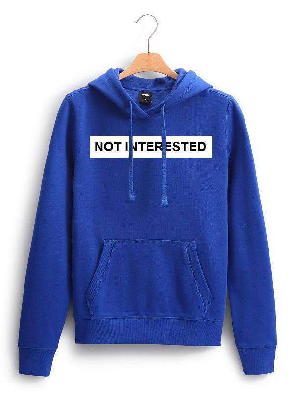 NOT INTERESTED WOMEN HOODIE by Scorpius