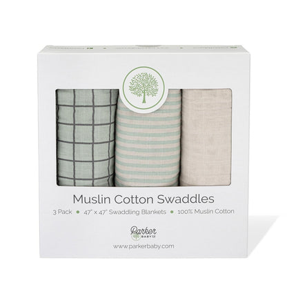 Sage Swaddle Set by Parker Baby Co.