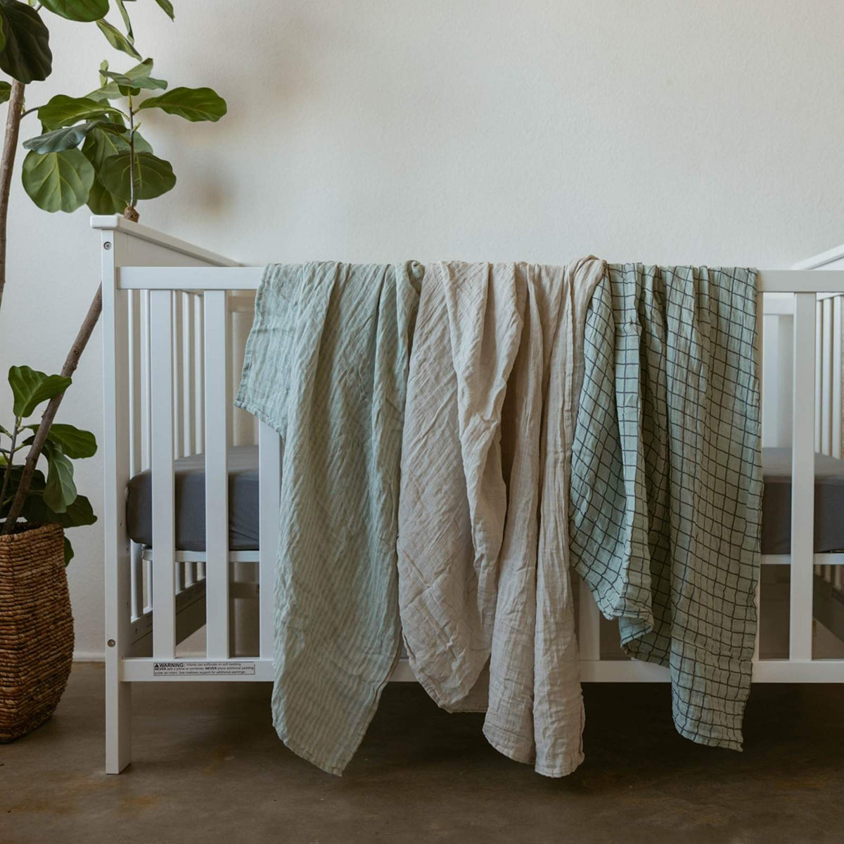 Sage Swaddle Set by Parker Baby Co.