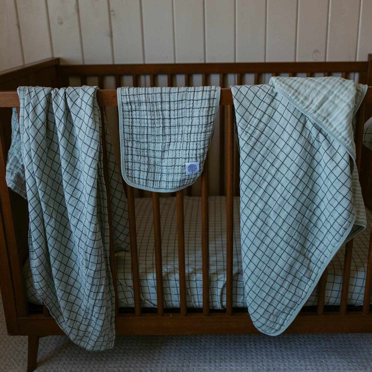 Sage Swaddle Set by Parker Baby Co.