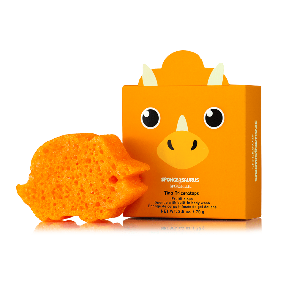 Sally Stegosaurus & Tina Triceratops Dinosaur SetBody Wash Infused BufferTorqelo.com