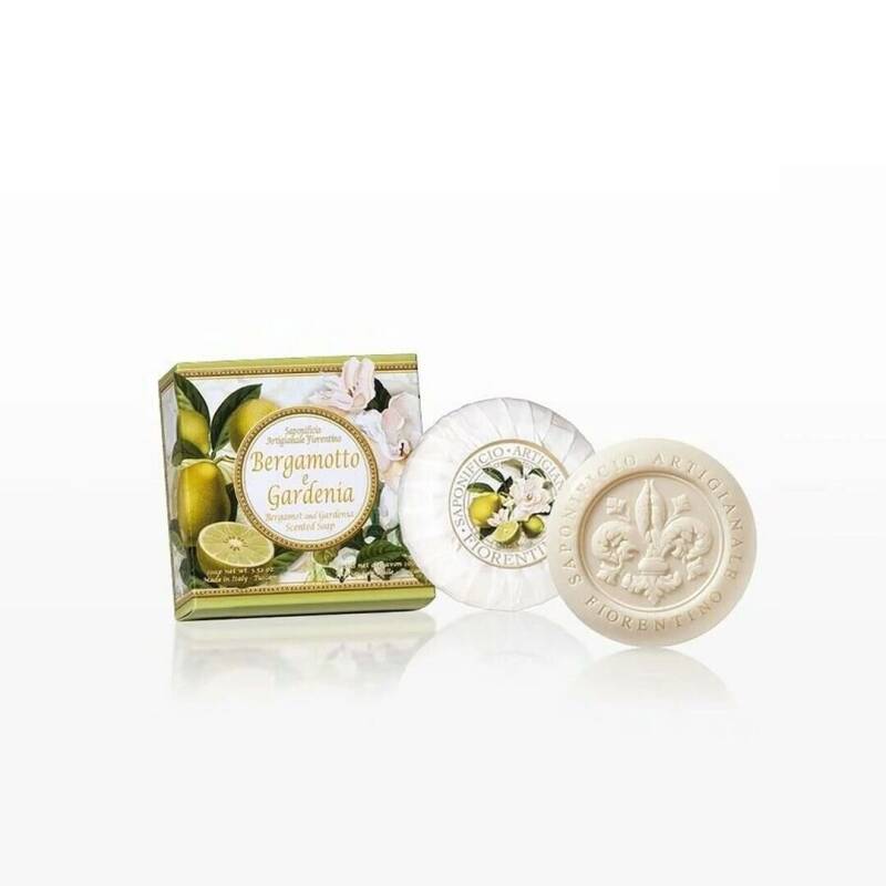 Saponificio Artigianale Fiorentino Bergamot & Gardenia Soap 100g by Beauty Care Bag