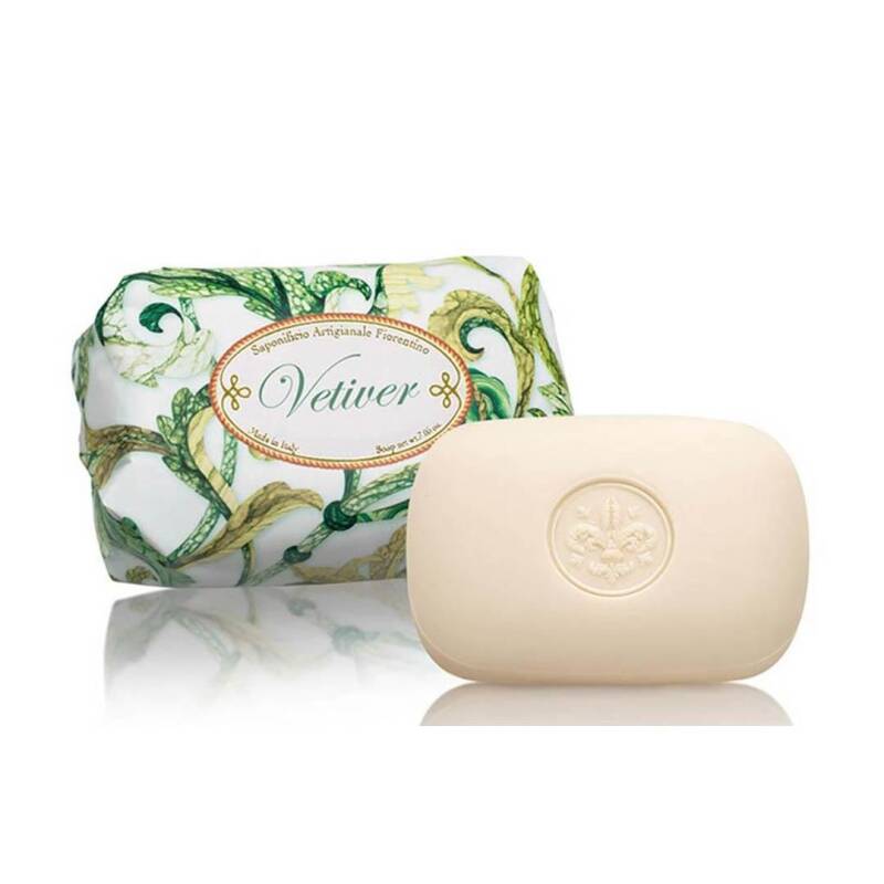 Saponificio Artigianale Fiorentino Vetiver Soap 200g by Beauty Care Bag