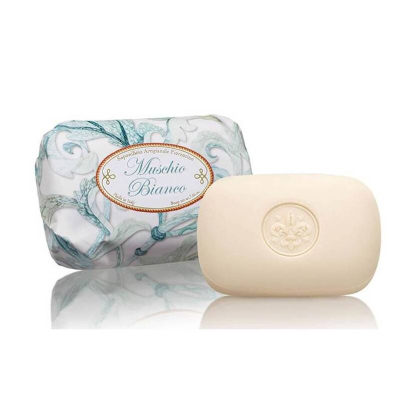 Saponificio Artigianale Fiorentino White Musk Soap 200g by Beauty Care Bag