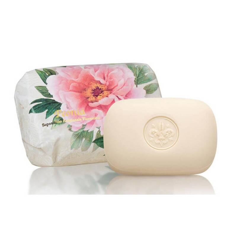 Saponificio Artigianale Fiorentino Peony Soap Set 4 x 200g by Beauty Care Bag