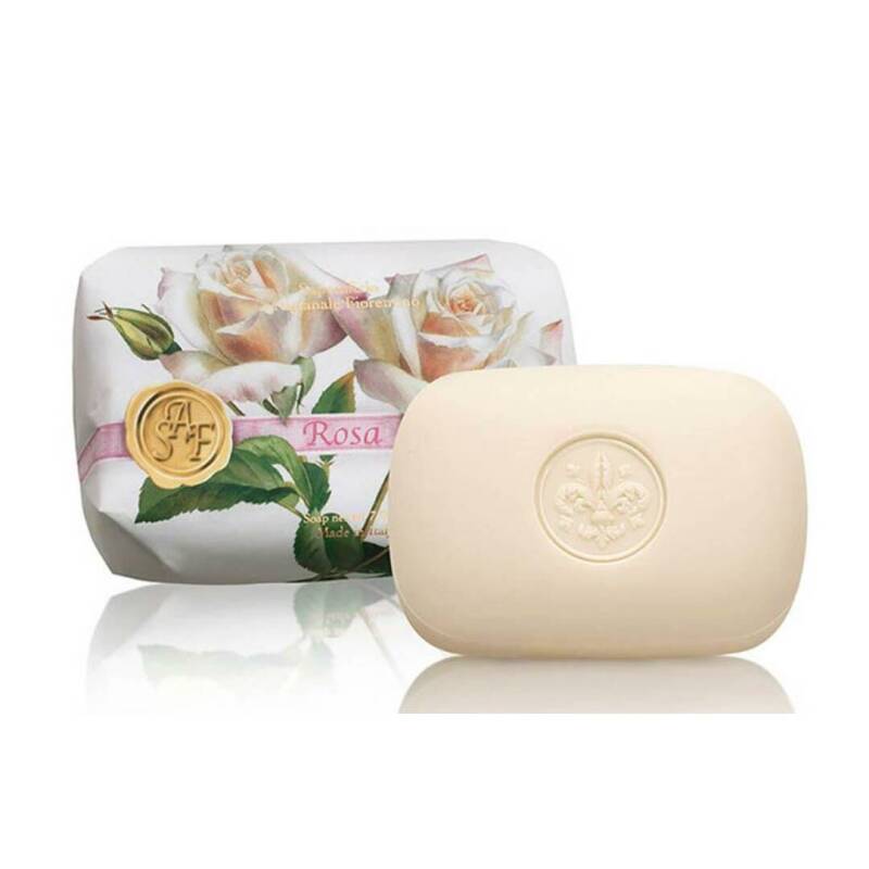 Saponificio Artigianale Fiorentino Rose Soap 200g by Beauty Care Bag