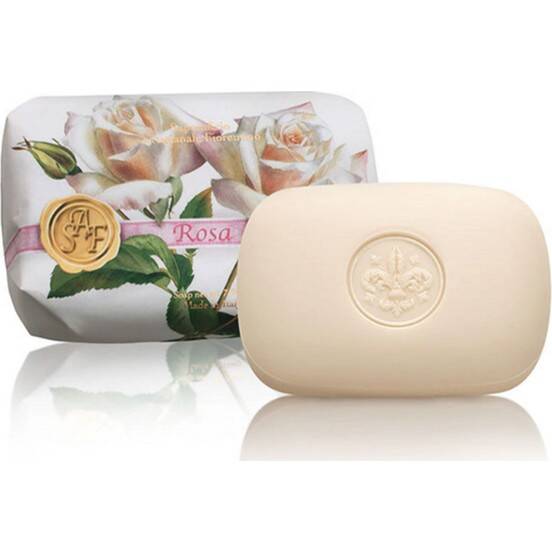 Saponificio Artigianale Fiorentino Rose Soap 200g by Beauty Care Bag