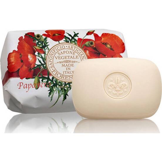 Saponificio Artigianale Fiorentino Poppy Soap 200g by Beauty Care Bag