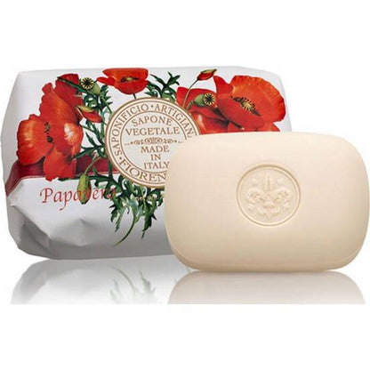 Saponificio Artigianale Fiorentino Poppy Soap 200g by Beauty Care Bag
