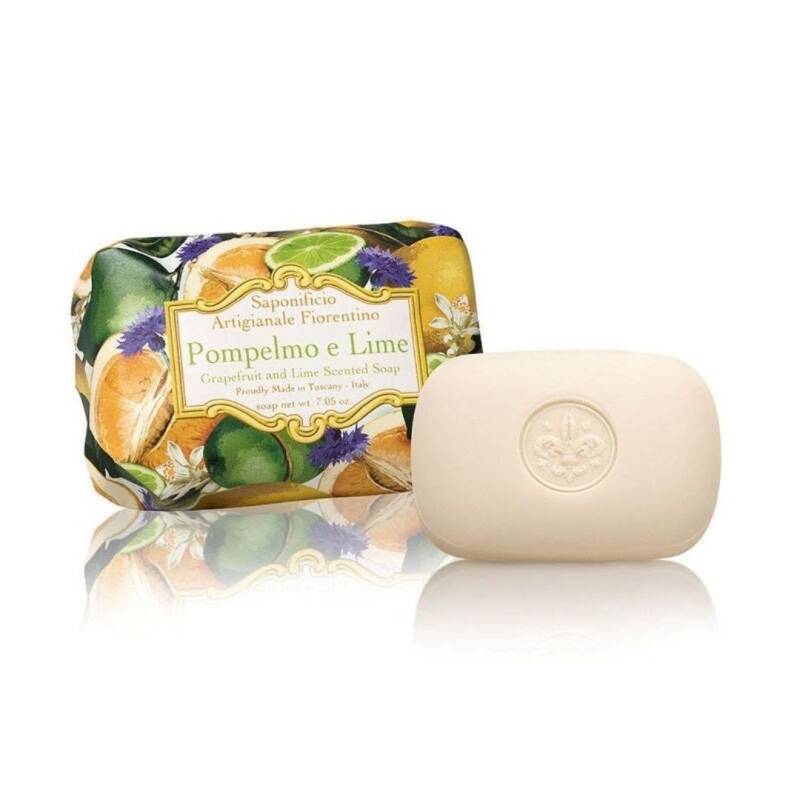 Saponificio Artigianale Fiorentino Grapefruit & Lime Soap 200g by Beauty Care Bag